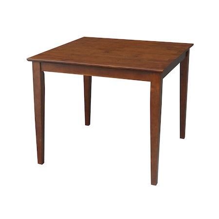 International Concepts Square Solid Wood Top Table, Espresso, 36 W, 36 L, 30 in H, Wood, Espresso K581-3636-30S